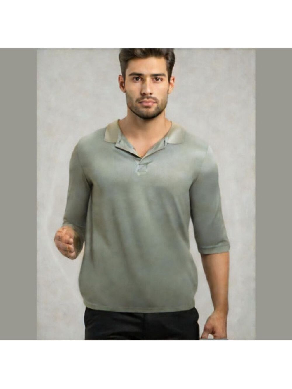 Bass Mens Polo Shirt, XL, Sage Green
